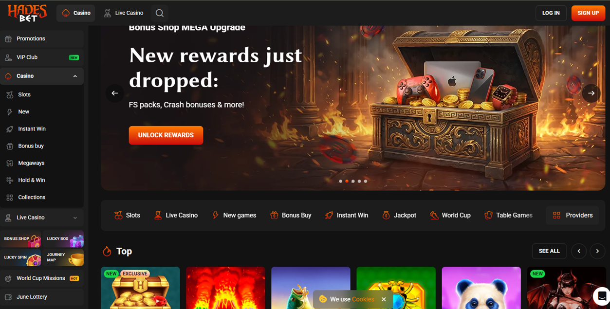 HadesBet casino review