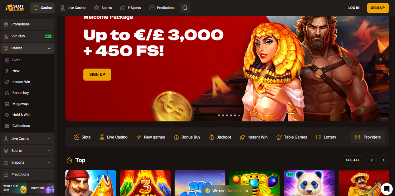 SlotLair casino review